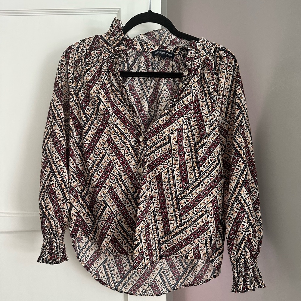 Veronica Beard Calisto Bushop top - small